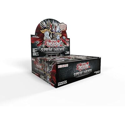 Konami - Yu-Gi-Oh! Supreme Darkness Booster Box - 24 Packs Konami - Yu-Gi-Oh! Supreme Darkness Booster Box - 24 Packs