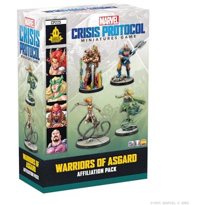 Asmodee , Marvel: Crisis Protocol – Warriors of Asgard, Affiliation Pack Tabletop, Tactical miniatures game for 2 players, 90-120 minutes, strategy game for ages 14+, multilingual Asmodee , Marvel: Crisis Protocol – Warriors of Asgard, Affiliation Pack Tabletop, Tactical miniatures game for 2 players, 90-120 minutes, strategy game for ages 14+, multilingual