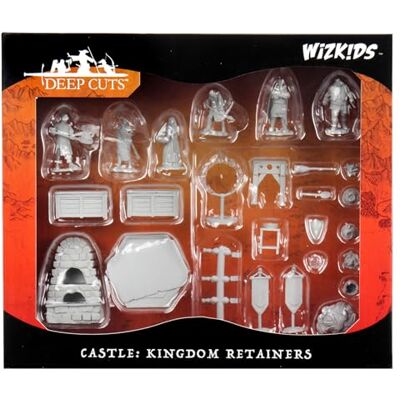 WizKids Deep Cuts Unpainted Miniatures Towns People: Castle II WizKids Deep Cuts Unpainted Miniatures Towns People: Castle II