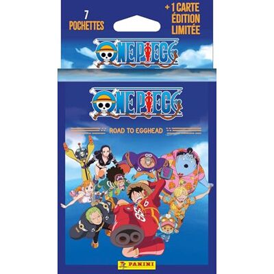 Panini One Piece Road to Egghead Blister 7 Hüllen + 1 Karte Limited Edition Panini One Piece Road to Egghead Blister 7 Hüllen + 1 Karte Limited Edition