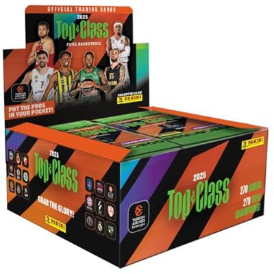 Panini 2024-25 Turkish Airlines EuroLeague Top Class Official Card Collection (Box mit 24 Packs) Panini 2024-25 Turkish Airlines EuroLeague Top Class Official Card Collection (Box mit 24 Packs)
