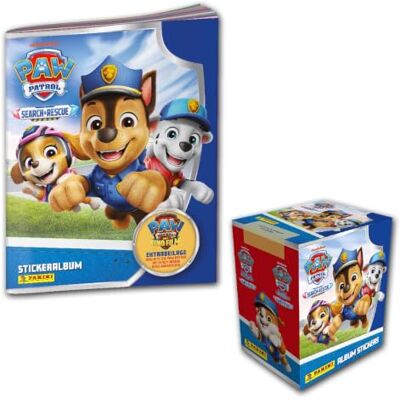 Panini Paw Patrol – Search and Rescue Stickerkollektion Box-Bundle 50 Tüten, Sammelsticker, Paw Patrol Motiv Panini Paw Patrol – Search and Rescue Stickerkollektion Box-Bundle 50 Tüten, Sammelsticker, Paw Patrol Motiv
