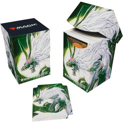 Ultra Pro Final Fantasy x Universes Beyond Summon Fenrir 100+ Deck Box for Magic: The Gathering Trading Card Accessories, Collectible Card Game Gear, Fantasy Gaming Supplies Ultra Pro Final Fantasy x Universes Beyond Summon Fenrir 100+ Deck Box for Magic: The Gathering Trading Card Accessories, Collectible Card Game Gear, Fantasy Gaming Supplies