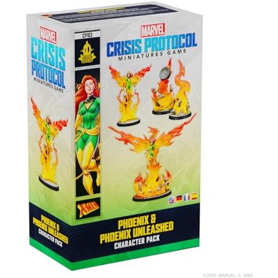 Asmodee , Marvel: Crisis Protocol – Phoenix & Phoenix Unleashed, Tabletop Character Pack, Tactical miniatures game for 2 players, 90-120 minutes, strategy game for ages 14+, multilingual Asmodee , Marvel: Crisis Protocol – Phoenix & Phoenix Unleashed, Tabletop Character Pack, Tactical miniatures game for 2 players, 90-120 minutes, strategy game for ages 14+, multilingual