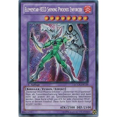 Yu-Gi-Oh! LCGX-DE139 Elementar-HELD Shining Phoenix Enforcer Yu-Gi-Oh! LCGX-DE139 Elementar-HELD Shining Phoenix Enforcer
