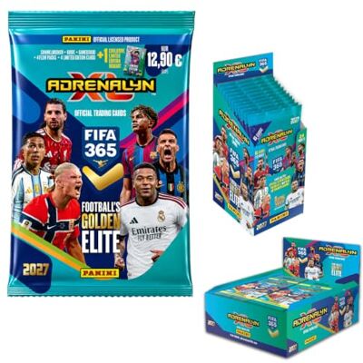 Panini FIFA 365 Adrenalyn XL™ 2027 Trading Cards Fatpack-Bundle Sammelkarten, FIFA 365, Adrenalyn XL™, Bundle-Set, 2027 Edition Panini FIFA 365 Adrenalyn XL™ 2027 Trading Cards Fatpack-Bundle Sammelkarten, FIFA 365, Adrenalyn XL™, Bundle-Set, 2027 Edition