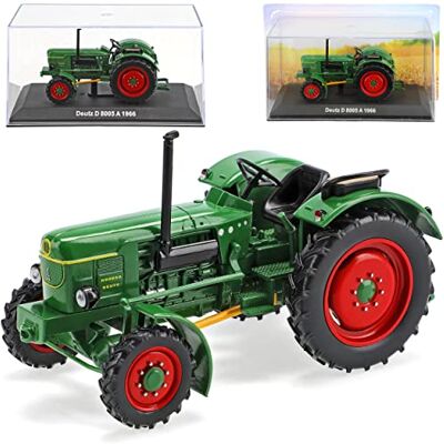 Ixo Defekte Vitrine Deutz D 8005 A Grün Traktor 1966 1/43 Hachette Modell Auto Ixo Defekte Vitrine Deutz D 8005 A Grün Traktor 1966 1/43 Hachette Modell Auto