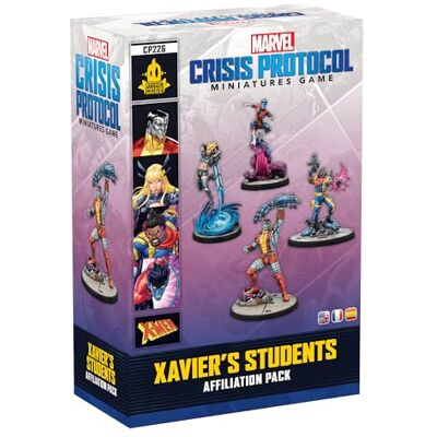 Asmodee , Marvel: Crisis Protocol – Xavier’s Students, Affiliation Pack Tabletop, Tactical miniatures game for 2 players, 90-120 minutes, strategy game for ages 14+, multilingual Asmodee , Marvel: Crisis Protocol – Xavier’s Students, Affiliation Pack Tabletop, Tactical miniatures game for 2 players, 90-120 minutes, strategy game for ages 14+, multilingual