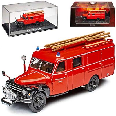 Ixo Hanomag L28 Feuerwehr Rot 1/72 Atlas Modell Auto Ixo Hanomag L28 Feuerwehr Rot 1/72 Atlas Modell Auto