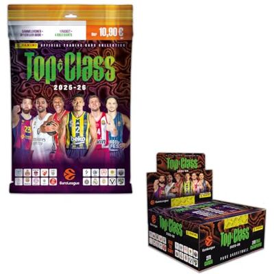 Panini 2025-26 EuroLeague Top Class Official Card Collection (Box-Bundle) Panini 2025-26 EuroLeague Top Class Official Card Collection (Box-Bundle)