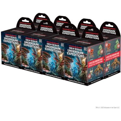 WizKids D&D Icons of The Realms: Underdark Expeditions 8 ct Booster Brick WizKids D&D Icons of The Realms: Underdark Expeditions 8 ct Booster Brick