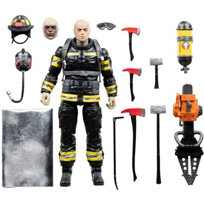 G.I. Joe Classified Series Legacy Collection Search & Rescue Firefighter, Collectible 6 Inch Action Figure with 14 Accessories G.I. Joe Classified Series Legacy Collection Search & Rescue Firefighter, Collectible 6 Inch Action Figure with 14 Accessories