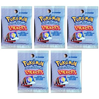 Pokémon Pokemon Sticker Serie 1- Artbox 5 Booster Packungen 50 Sticker Pokémon Pokemon Sticker Serie 1- Artbox 5 Booster Packungen 50 Sticker