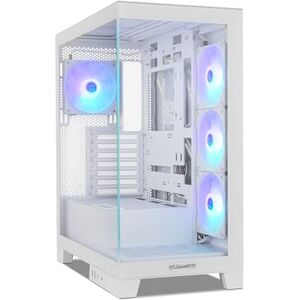 Xtreme Hummer Glock White – ATX/Micro-ATX/ITX Mid-Tower mit rahmenlosem Glas-Seitenpanel, Platz für 10 Lüfter, 4 vorinstallierte 120 mm Lüfter, USB-C & USB 3.0, Weiß Xtreme Hummer Glock White – ATX/Micro-ATX/ITX Mid-Tower mit rahmenlosem Glas-Seitenpanel, Platz für 10 Lüfter, 4 vorinstallierte 120 mm Lüfter, USB-C & USB 3.0, Weiß