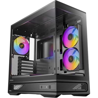 Antec Constellation C2M ARGB Black Micro-ATX PC Gehäuse – Kompakter Gaming Tower mit ARGB und Tempered Glass, Schwarz Antec Constellation C2M ARGB Black Micro-ATX PC Gehäuse – Kompakter Gaming Tower mit ARGB und Tempered Glass, Schwarz