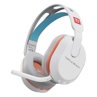 Turtle Beach Stealth 500 kabelloses Gaming-Headset, Nintendo Switch 2 Weiß, lizenziert, Bluetooth, 40-mm-Treiber, 40-Std.-Akku, Flip-to-Mute-Mikrofon, Memory Foam, leicht Turtle Beach Stealth 500 kabelloses Gaming-Headset, Nintendo Switch 2 Weiß, lizenziert, Bluetooth, 40-mm-Treiber, 40-Std.-Akku, Flip-to-Mute-Mikrofon, Memory Foam, leicht