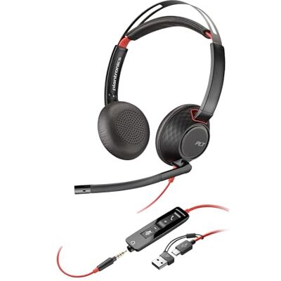 Poly Blackwire 5220 Headset - Geräuschreduzierendes Mikrofon - Kabelgebunden Poly Blackwire 5220 Headset - Geräuschreduzierendes Mikrofon - Kabelgebunden