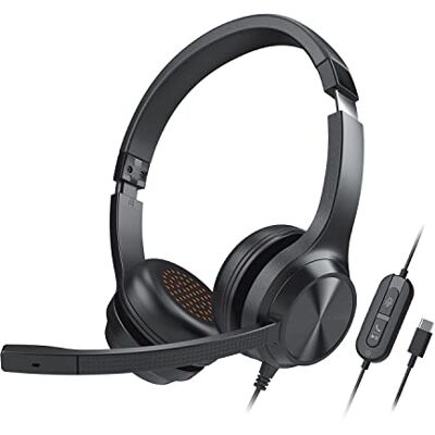 Creative Chat USB On-Ear Wired Headset mit Flip-to-Mute Noise Cancelling-Mikrofon, SmartComms-Kit, Inline-Steuerung für PC/Mac/Laptop, Schwarz Creative Chat USB On-Ear Wired Headset mit Flip-to-Mute Noise Cancelling-Mikrofon, SmartComms-Kit, Inline-Steuerung für PC/Mac/Laptop, Schwarz