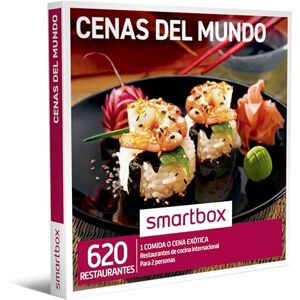 Smartbox Geschenkbox für Abendessen der Welt – Geschenkidee für Freunde – 1 Mittagessen oder Abendessen für 2 Personen Smartbox Geschenkbox für Abendessen der Welt – Geschenkidee für Freunde – 1 Mittagessen oder Abendessen für 2 Personen