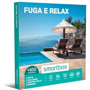 Smartbox Flucht und Entspannung Geschenkbox Paar, 1 Nacht mit Frühstück und 1 Moment Entspannung für 2 Personen, originelle Geschenkideen Smartbox Flucht und Entspannung Geschenkbox Paar, 1 Nacht mit Frühstück und 1 Moment Entspannung für 2 Personen, originelle Geschenkideen