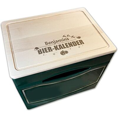 Unikatolo Bierkastenbrett Bier Adventskalender personalisiert mit Name Geschenkidee für Männer, Bierkalender, Geburtstag, Hocker, Holz, Bierbank, Holzbrett Gravur, Schneidebrett Weihnachten Unikatolo Bierkastenbrett Bier Adventskalender personalisiert mit Name Geschenkidee für Männer, Bierkalender, Geburtstag, Hocker, Holz, Bierbank, Holzbrett Gravur, Schneidebrett Weihnachten
