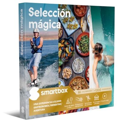Smartbox Geschenkbox Magische Auswahl Geschenkidee 1 Gastronomie-Aktivität, Wellness oder Abenteuer für 1 oder 2 Personen Smartbox Geschenkbox Magische Auswahl Geschenkidee 1 Gastronomie-Aktivität, Wellness oder Abenteuer für 1 oder 2 Personen