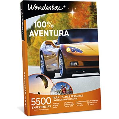Wonderbox 100% Abenteuer Geschenkbox Erleben Sie einzigartige Erfahrungen und verwenden Sie einzigartige Transportmittel. Erstaunliche Geschenkideen für Frauen, Geschenkideen für Männer Wonderbox 100% Abenteuer Geschenkbox Erleben Sie einzigartige Erfahrungen und verwenden Sie einzigartige Transportmittel. Erstaunliche Geschenkideen für Frauen, Geschenkideen für Männer