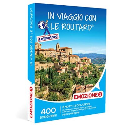 Emozione3 Geschenkbox unterwegs mit Le Routard® originelle Geschenkidee Zwei Nächte mit Frühstück für 2 Personen Emozione3 Geschenkbox unterwegs mit Le Routard® originelle Geschenkidee Zwei Nächte mit Frühstück für 2 Personen