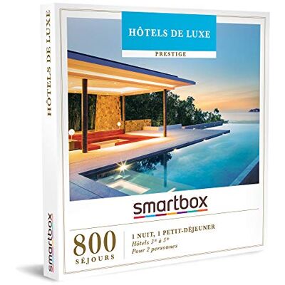 Smartbox Luxus-Hotel-Geschenkbox Geschenkidee Eine Nacht mit Frühstück in einem renommierten Hotel für 2 Personen (französische Version) Smartbox Luxus-Hotel-Geschenkbox Geschenkidee Eine Nacht mit Frühstück in einem renommierten Hotel für 2 Personen (französische Version)