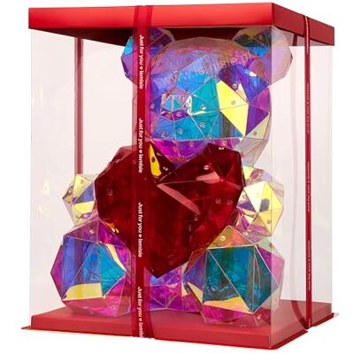 Lemisie Bär mit Herz, Valentinstag, Geburtstag, Muttertag, Frauentag oder Weihnachten. Ideal als Stimmungslicht, verpackt in Einer wunderschönen Geschenkbox mit rotem Band Lemisie Bär mit Herz, Valentinstag, Geburtstag, Muttertag, Frauentag oder Weihnachten. Ideal als Stimmungslicht, verpackt in Einer wunderschönen Geschenkbox mit rotem Band