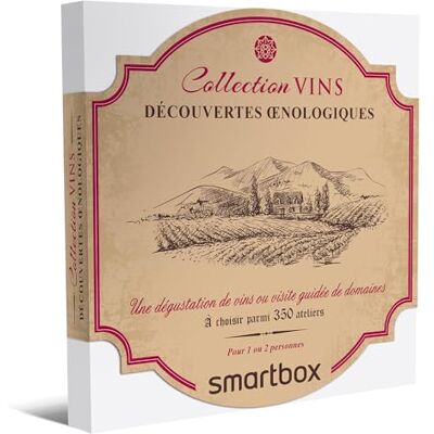 Smartbox Geschenkset Önologische Entdeckungen schmackhafte Geschenkidee Eine Önologische Werkstatt für 1 oder 2 Personen Smartbox Geschenkset Önologische Entdeckungen schmackhafte Geschenkidee Eine Önologische Werkstatt für 1 oder 2 Personen