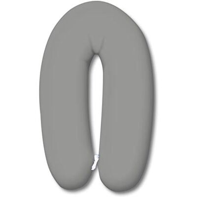 Amilian ® BEZUG für Stillkissen Lagerungskissen für den Körper Lang Seitenschläferkissen 170 cm Grau 100% Baumwolle Amilian ® BEZUG für Stillkissen Lagerungskissen für den Körper Lang Seitenschläferkissen 170 cm Grau 100% Baumwolle