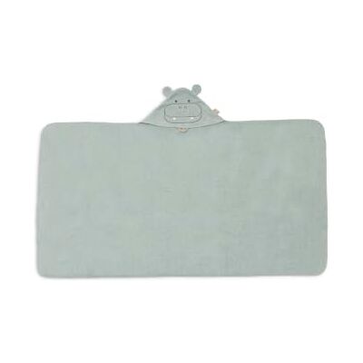 Jollein Kapuzenhandtuch Kinder 70x130 cm 100% Baumwolle Frottee Weich & Saugfähig Hippo Happy Misty Green Jollein Kapuzenhandtuch Kinder 70x130 cm 100% Baumwolle Frottee Weich & Saugfähig Hippo Happy Misty Green