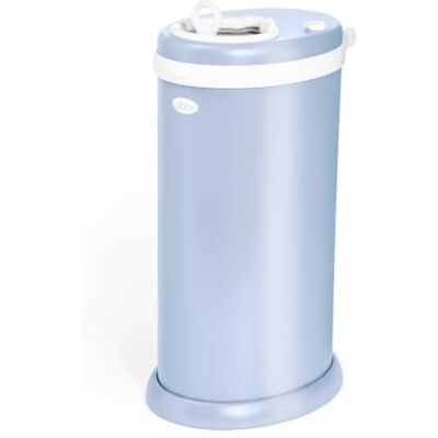 Ubbi Steel Diaper Pail, Odor Locking, No Special Bag Required, Award-Winning, Registry Must-Have, Cloudy Blue Ubbi Steel Diaper Pail, Odor Locking, No Special Bag Required, Award-Winning, Registry Must-Have, Cloudy Blue