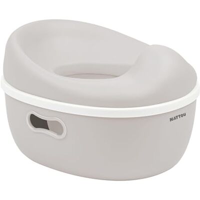 Nattou Babytopf 3in1, Töpfchen + Hocker + Toilettensitz für Kinder, Einfaches Toilettentraining, Ca. 34 cm, Ab ca. 18 Monate bis ca. 4 Jahre, Care, Kunststoff, Helles Beige Nattou Babytopf 3in1, Töpfchen + Hocker + Toilettensitz für Kinder, Einfaches Toilettentraining, Ca. 34 cm, Ab ca. 18 Monate bis ca. 4 Jahre, Care, Kunststoff, Helles Beige