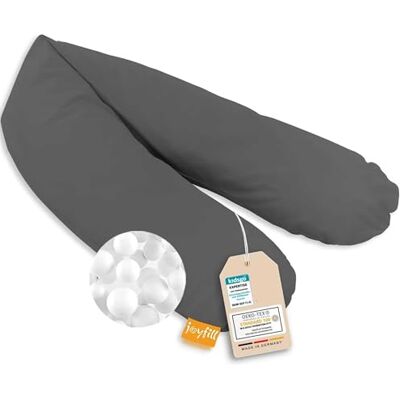 joyfill ® Stillkissen Mikroperlen 190cm I Schwangerschaftskissen Made in Germany I Ideal zum Schlafen & Stillen Dank & Bequemer Füllung I Stillkissen XXL joyfill ® Stillkissen Mikroperlen 190cm I Schwangerschaftskissen Made in Germany I Ideal zum Schlafen & Stillen Dank & Bequemer Füllung I Stillkissen XXL