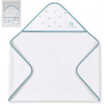 Interbaby Don Algodon Extraweicher Baby-Badeumhang, Bunte Herzen Interbaby Don Algodon Extraweicher Baby-Badeumhang, Bunte Herzen