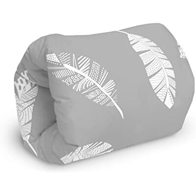 Amilian Baby klein Stillkissen mit Füllung; Kissen; Stillmuff, Muff: ca. 22 x 20 cm, für Unterwegs; Arm Tunnel; Armkissen, beim Stillen; Breastfeeding Pillow, Fläschchen, Feder Grau Amilian Baby klein Stillkissen mit Füllung; Kissen; Stillmuff, Muff: ca. 22 x 20 cm, für Unterwegs; Arm Tunnel; Armkissen, beim Stillen; Breastfeeding Pillow, Fläschchen, Feder Grau