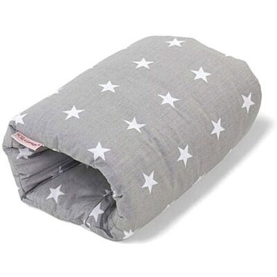 HOBEA-Germany Ministillkissen für unterwegs, Modell: Sterne grau OEKO-TEX® STANDARD 100 zertifiziert, IGR zertifiziert (ergonomisches Produkt) Stillmuff Reisestillkissen Armstillkissen HOBEA-Germany Ministillkissen für unterwegs, Modell: Sterne grau OEKO-TEX® STANDARD 100 zertifiziert, IGR zertifiziert (ergonomisches Produkt) Stillmuff Reisestillkissen Armstillkissen