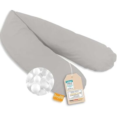 joyfill ® Premium Stillkissen Mikroperlen 170cm I Ideal zum Schlafen & Stillen Dank & Bequemer Füllung I Stillkissen Seitenschläferkissen 100% Made in Germany I Nursing Pillow joyfill ® Premium Stillkissen Mikroperlen 170cm I Ideal zum Schlafen & Stillen Dank & Bequemer Füllung I Stillkissen Seitenschläferkissen 100% Made in Germany I Nursing Pillow