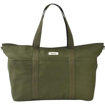 Béaba Wickeltasche Baby Madrid XXL 44L – Extra Große Wickeltasche im Tote-Format, Unisex für Mama und Papa, 11 Fächer, Isoliertasche, Kinderwagenbefestigung, Gepolsterte Wickelunterlage – Khaki Béaba Wickeltasche Baby Madrid XXL 44L – Extra Große Wickeltasche im Tote-Format, Unisex für Mama und Papa, 11 Fächer, Isoliertasche, Kinderwagenbefestigung, Gepolsterte Wickelunterlage – Khaki