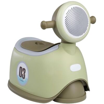 Thermobaby Kindertöpfchen SCOOTER Töpfchen für Kinder Babytöpfchen Babytoilette Lustig & Rutschfest Mit Deckel Grün 18+ Monate Thermobaby Kindertöpfchen SCOOTER Töpfchen für Kinder Babytöpfchen Babytoilette Lustig & Rutschfest Mit Deckel Grün 18+ Monate