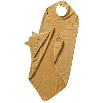 Vertbaudet Eltern-Baby-Badetuch Ocker Vertbaudet Eltern-Baby-Badetuch Ocker