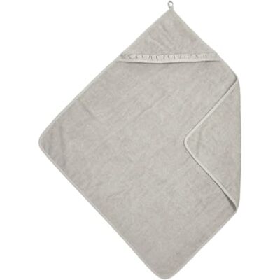 MEYCO Kapuzenbadehandtuch 80x80cm Frottee Ruffle Babyhandtuch Greige MEYCO Kapuzenbadehandtuch 80x80cm Frottee Ruffle Babyhandtuch Greige