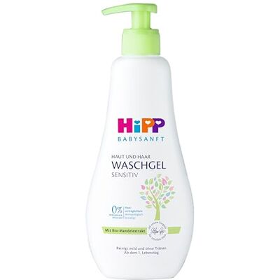 Hipp Babysanft Haut und Haar Waschgel, 400ml, 6er Pack (6 x 400ml) Hipp Babysanft Haut und Haar Waschgel, 400ml, 6er Pack (6 x 400ml)