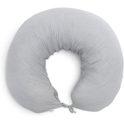 Ehrenkind ® Stillkissen Faserbällchen 190 cm, Bio-Musselin, Schwangerschaft & Stillzeit, Hellgrau Ehrenkind ® Stillkissen Faserbällchen 190 cm, Bio-Musselin, Schwangerschaft & Stillzeit, Hellgrau