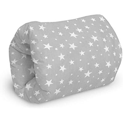 Amilian Baby klein Stillkissen mit Füllung; Kissen; Stillmuff, Muff: ca. 22 x 20 cm, für Unterwegs; Arm Tunnel; Armkissen, beim Stillen; Breastfeeding Pillow, Fläschchen, Sternchen klein Grau Amilian Baby klein Stillkissen mit Füllung; Kissen; Stillmuff, Muff: ca. 22 x 20 cm, für Unterwegs; Arm Tunnel; Armkissen, beim Stillen; Breastfeeding Pillow, Fläschchen, Sternchen klein Grau