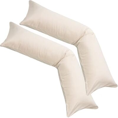 Moon 2er Pack Seitenschläferkissen Bezug Jersey Kissenbezug leinen 40x145 Moon 2er Pack Seitenschläferkissen Bezug Jersey Kissenbezug leinen 40x145