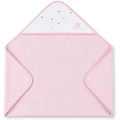 Interbaby Don Algodon Extraweicher Baby-Badeumhang, Bunte Herzen Interbaby Don Algodon Extraweicher Baby-Badeumhang, Bunte Herzen