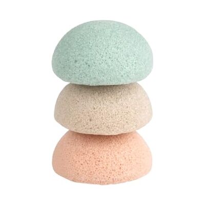 Jane Jané Natürliche Konjac-Badeschwämme für Babys, 3er-Pack, ultraweich, 100% pflanzlich und biologisch abbaubar, für empfindliche Haut und Neugeborene Jane Jané Natürliche Konjac-Badeschwämme für Babys, 3er-Pack, ultraweich, 100% pflanzlich und biologisch abbaubar, für empfindliche Haut und Neugeborene